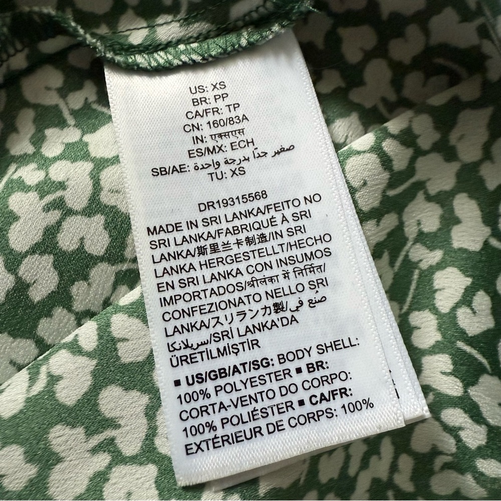 DAILY RITUAL Floral Slip Dress Size XS - Picture 6 of 6